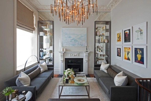 Interiors a chic modern living room setcup comfortable enough to lounge in
