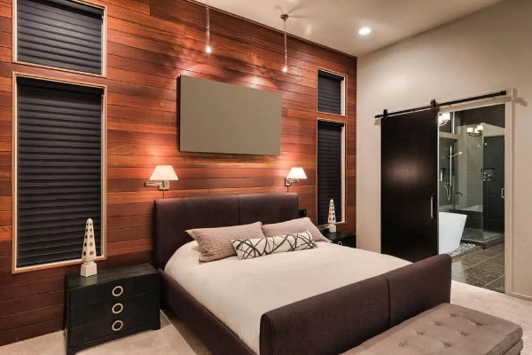 Interiors the rich wooden theme dedroom